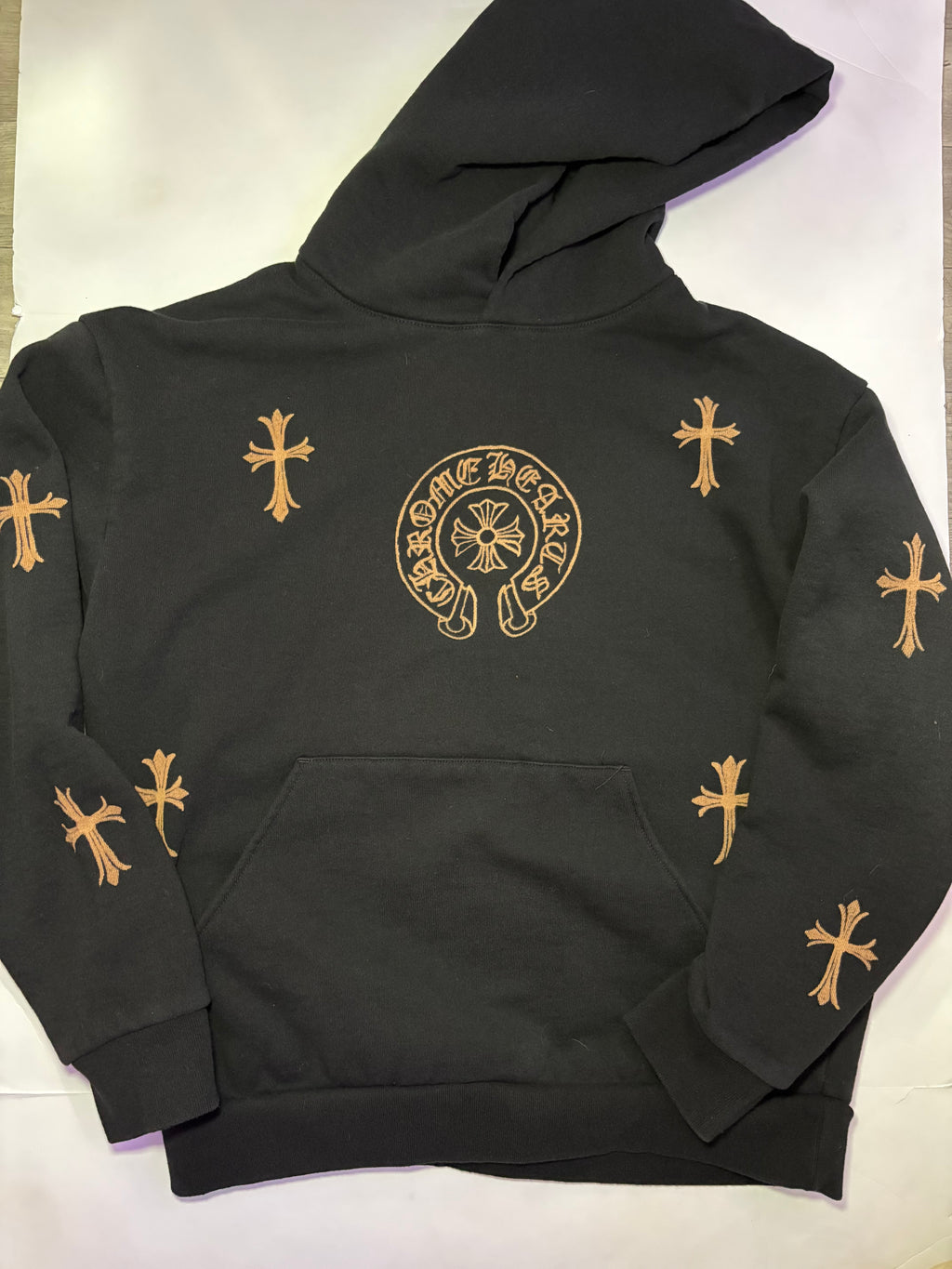 Custom bleach painted hoodie FRONT ONLY!