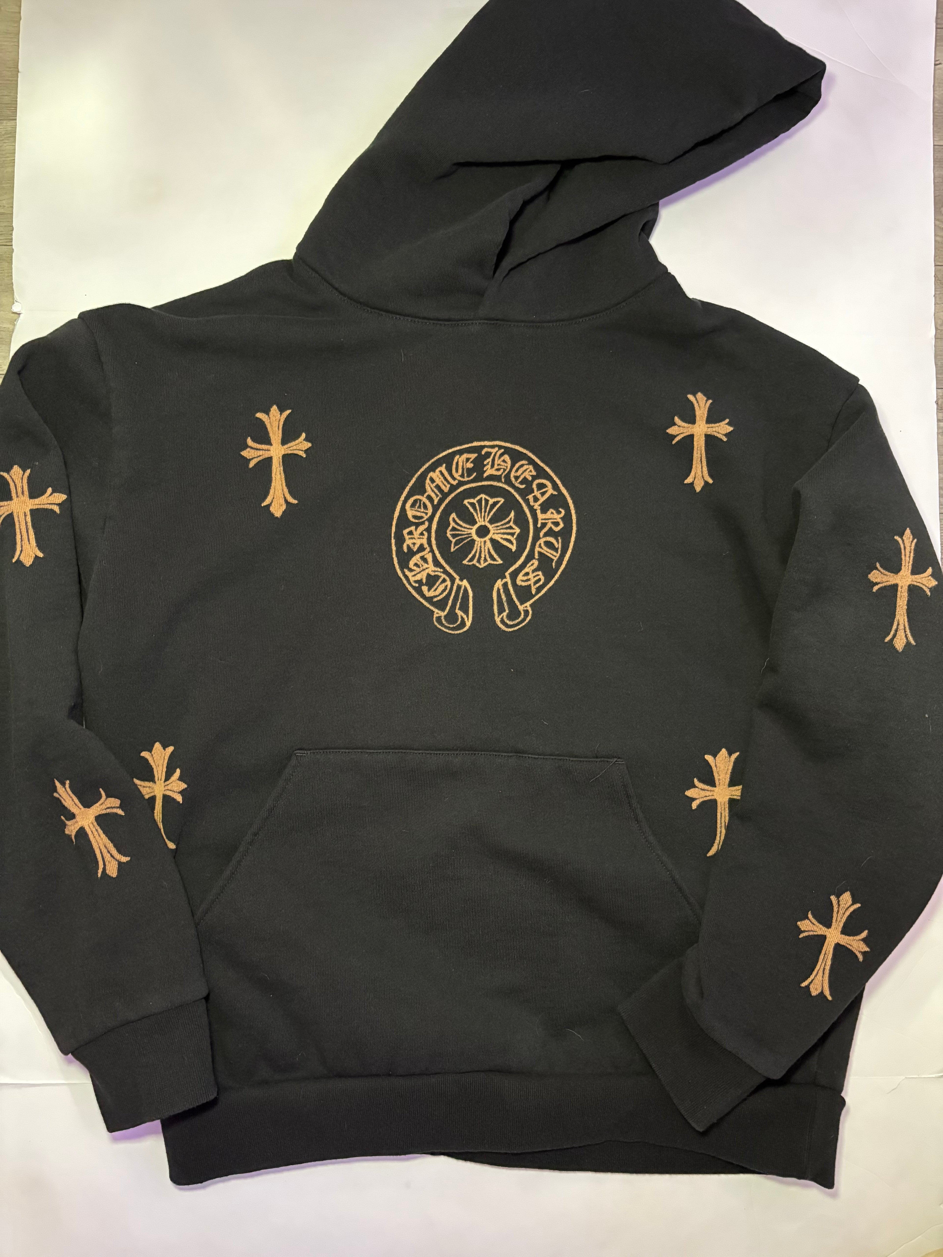Custom bleach painted hoodie FRONT ONLY!