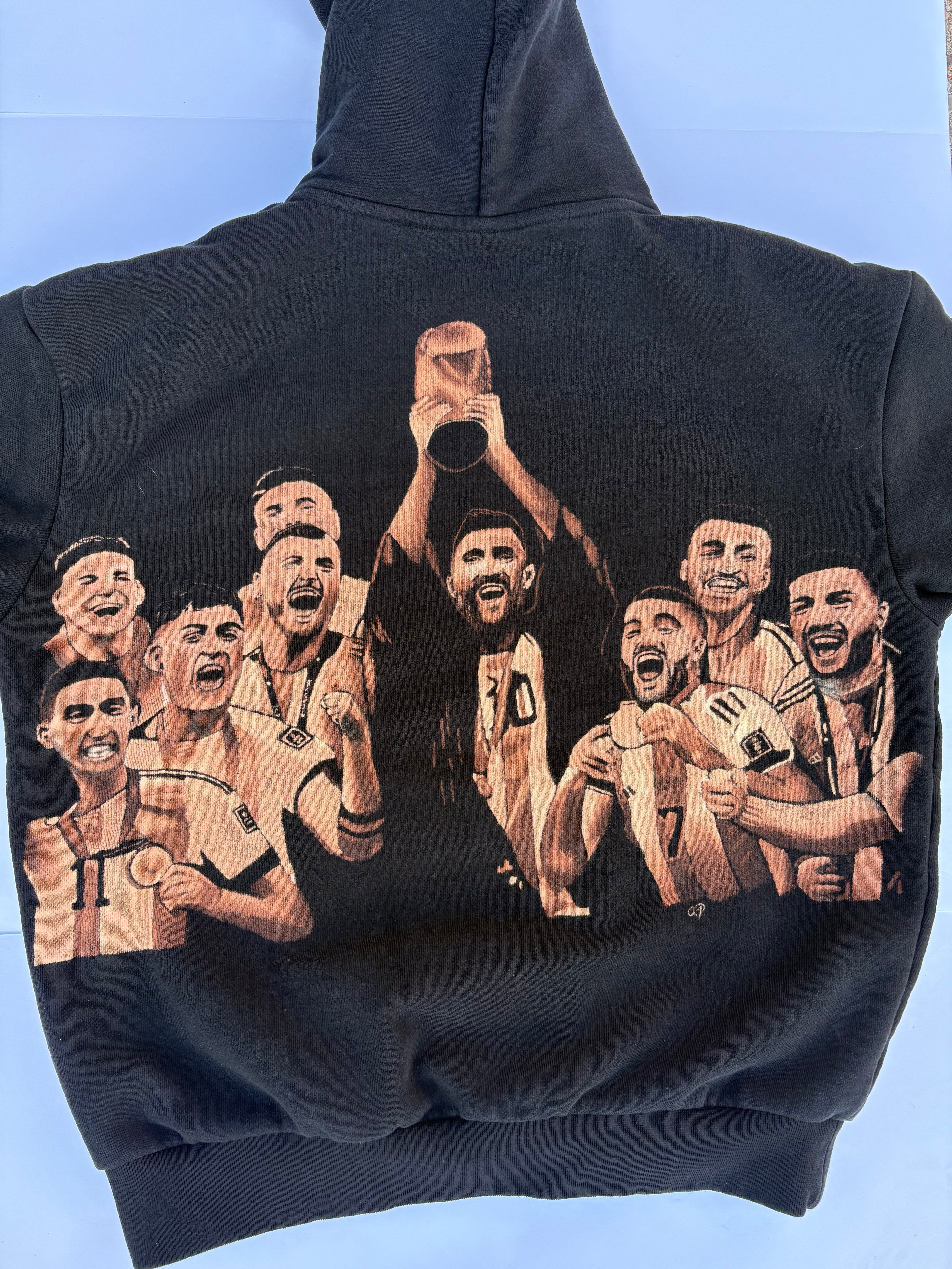 Custom Painted Bleach Hoodie