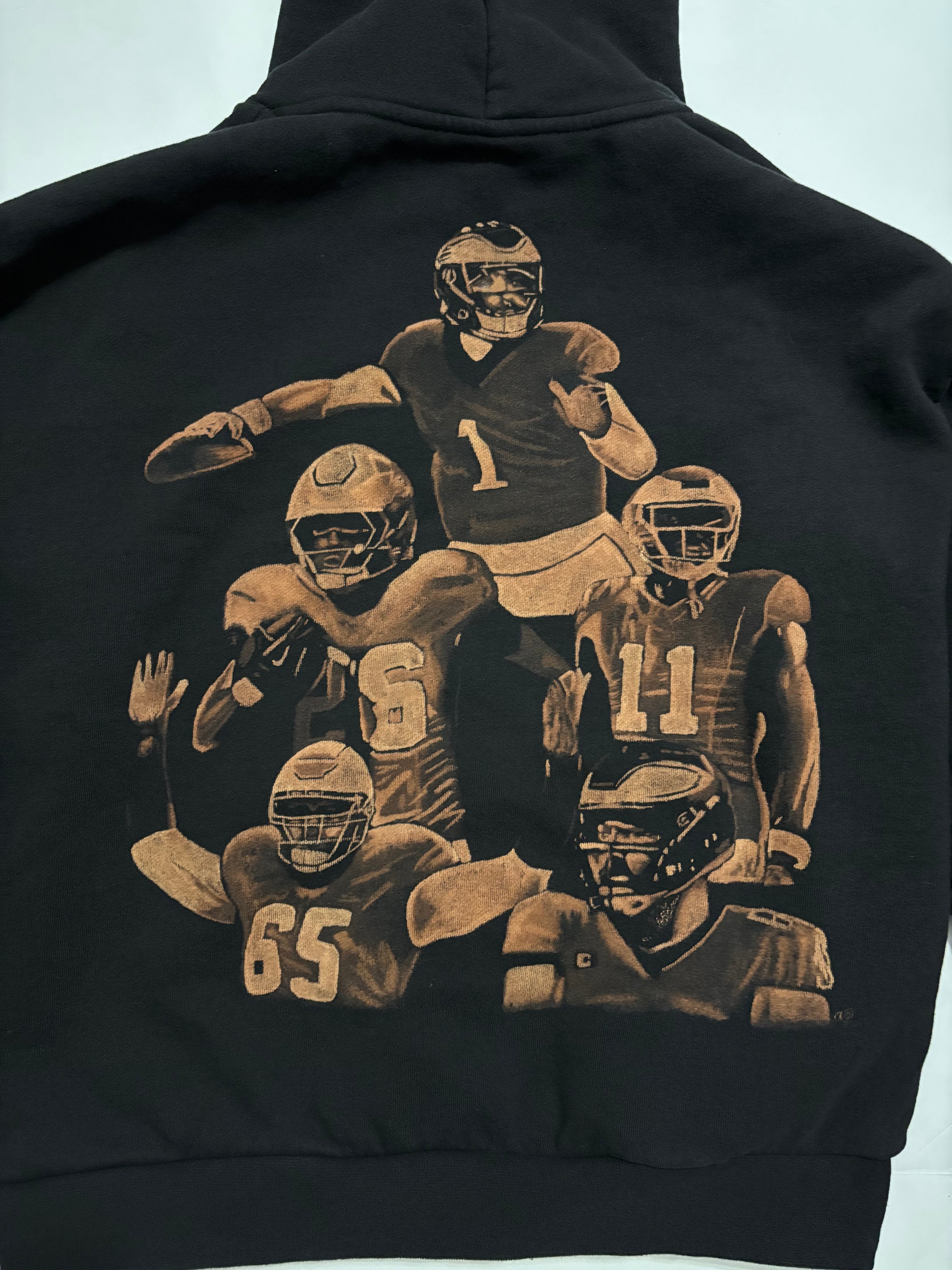 Custom Painted Bleach Hoodie