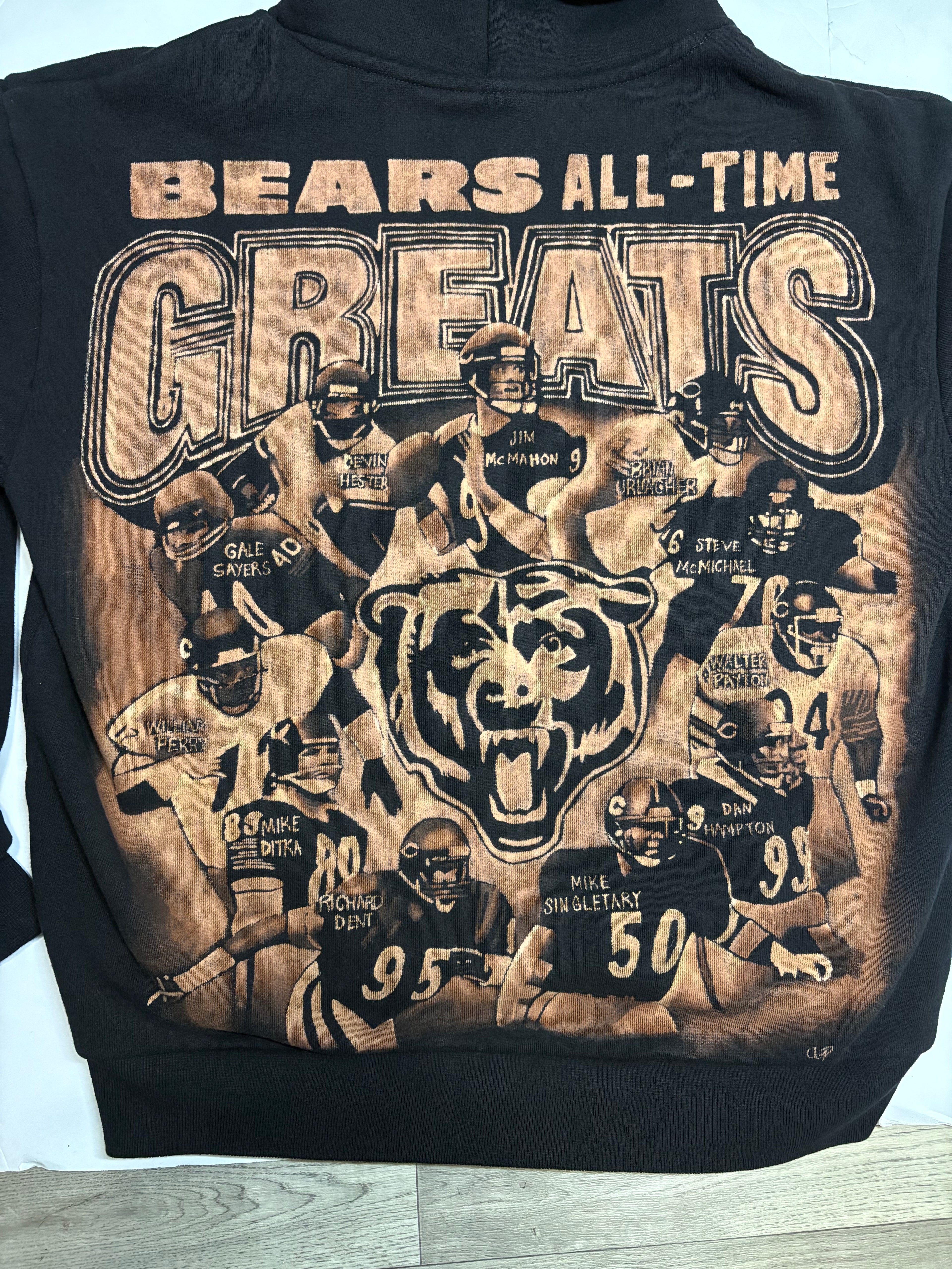 Custom Hand Painted Bleach Hoodie