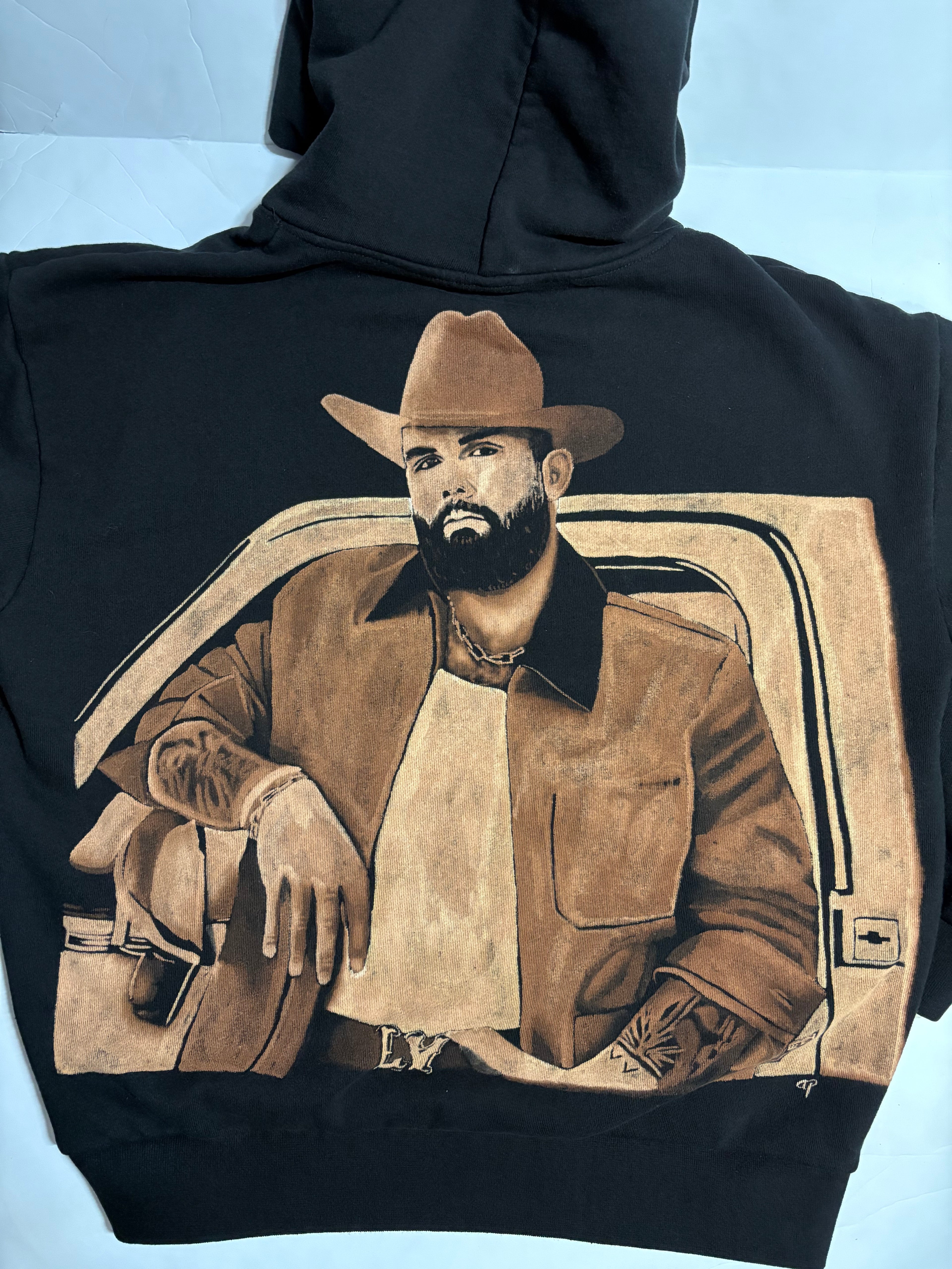 Custom Hand Painted Bleach Hoodie