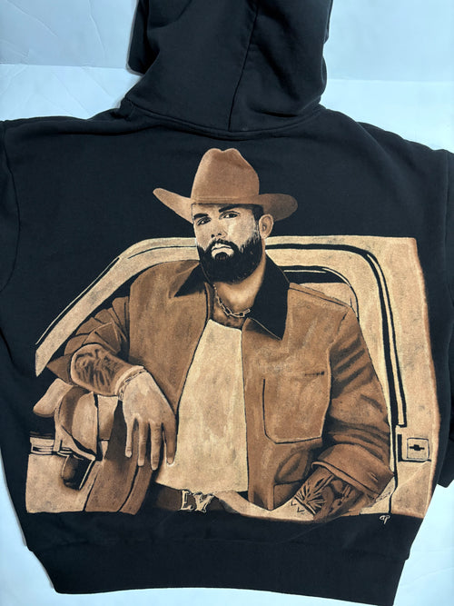 Custom Hand Painted Bleach Hoodie